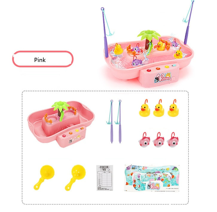 Electric Fishing Toy Set for Kids