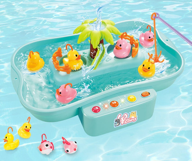 Electric Fishing Toy Set for Kids