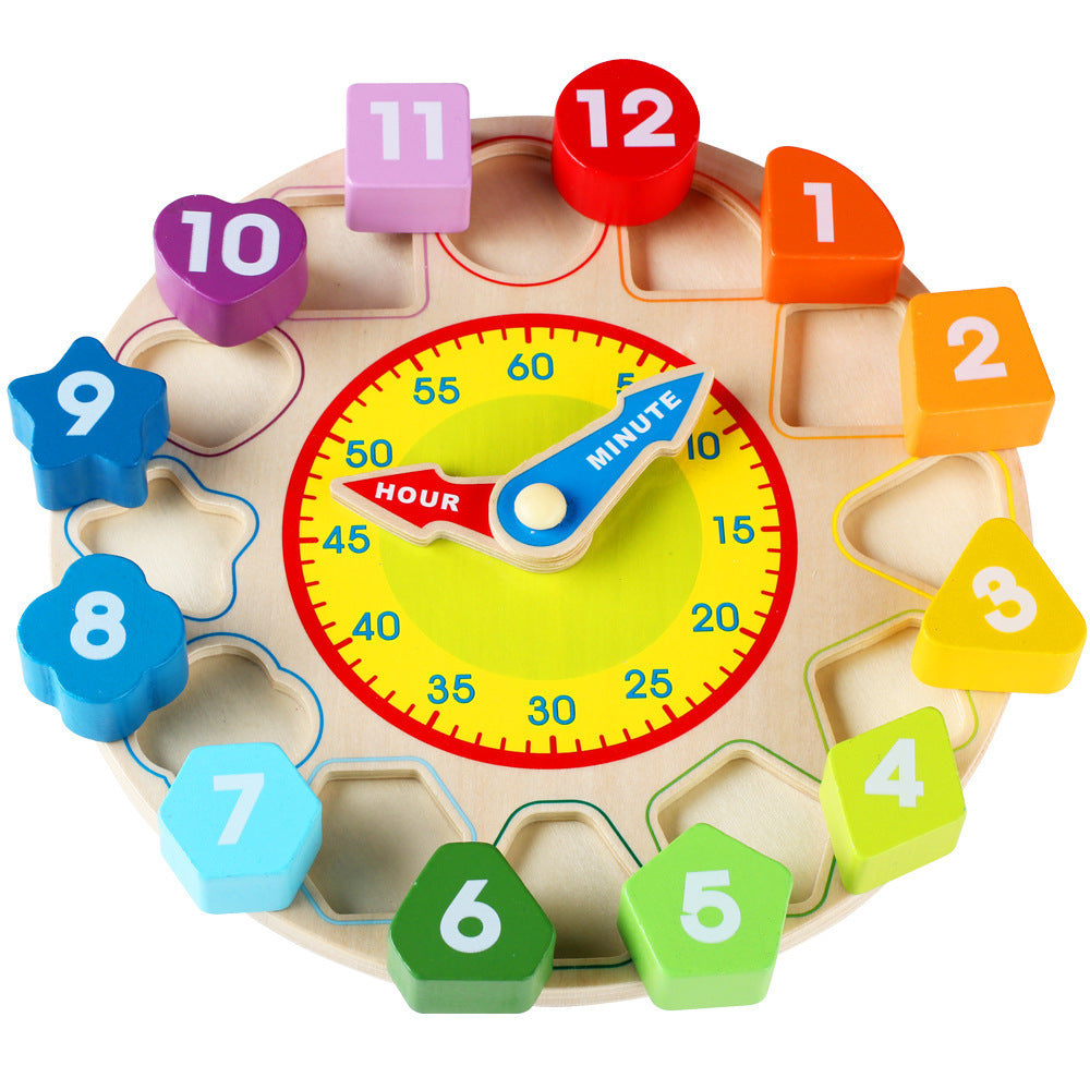 Wooden Digital Learning Clock