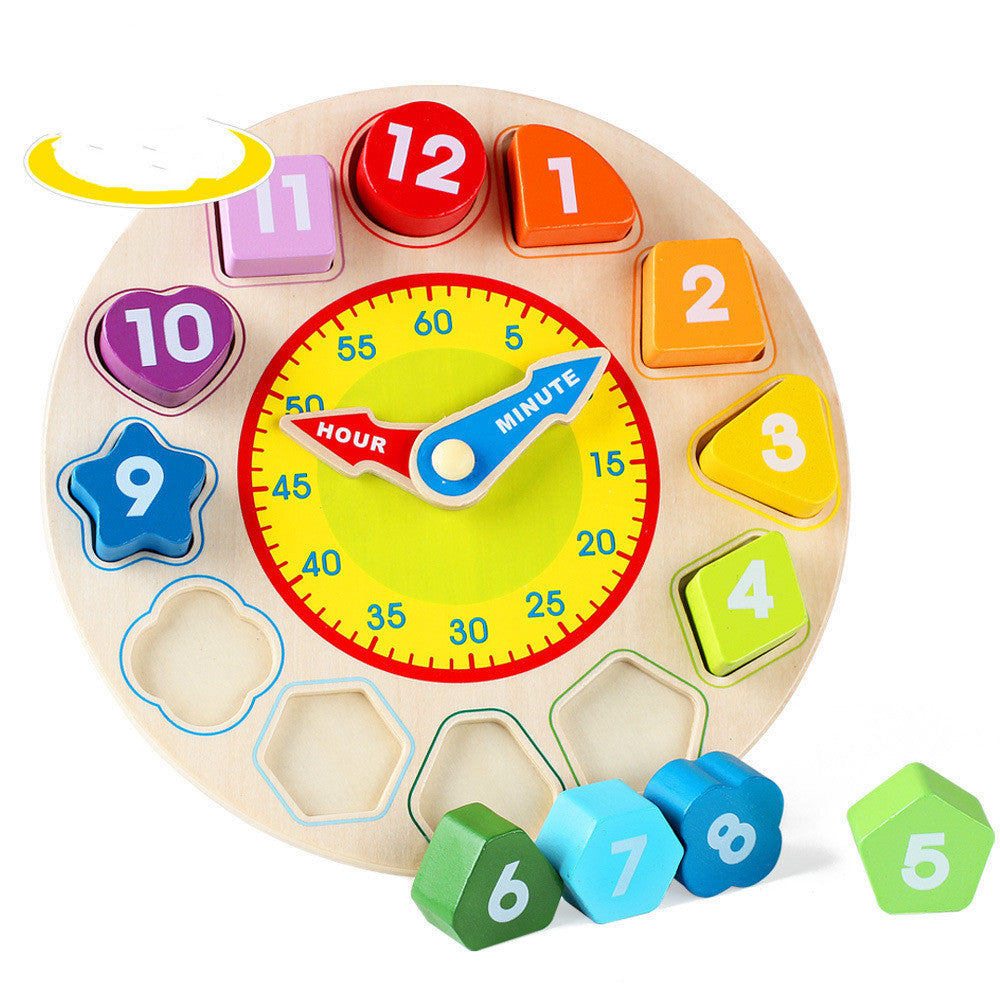 Wooden Digital Learning Clock