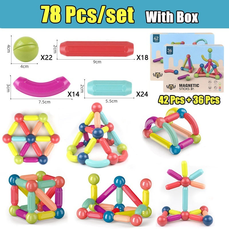 Magnetic Building Block Construction Set