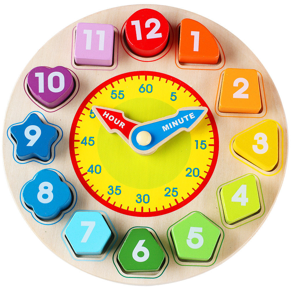 Wooden Digital Learning Clock