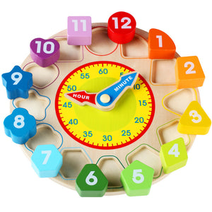 Wooden Digital Learning Clock
