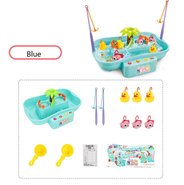 Electric Fishing Toy Set for Kids