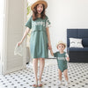 Plus Size Maternity Cotton Dress Set